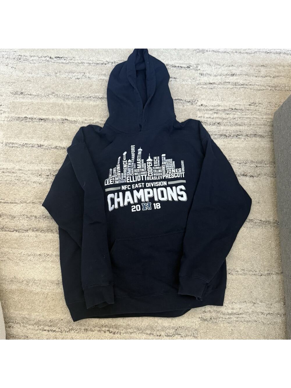 Dallas Cowboys 2018 NFC East Champions Hoodie Football Sports Men’s NFL XL